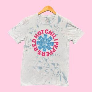 Red Hot Chili Peppers Logo Rock Band Tie-Dye Tee M